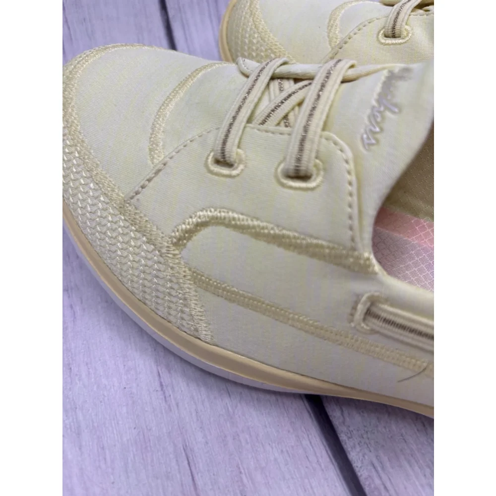 Women's Skechers microburst bungee slip on Shoes, 7.5, Yellow